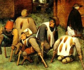 Bruegel, Pieter il Vecchio - Gli storpi